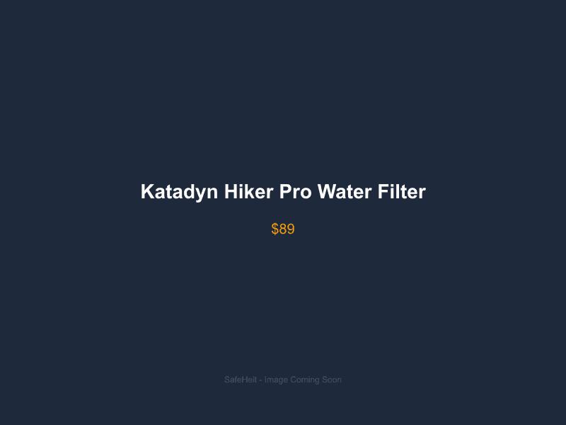 Katadyn Hiker Pro Water Filter - product image placeholder